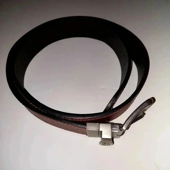 Dickies Genuine Leather Brown Belt Size 36/90 - Picture 3 of 6